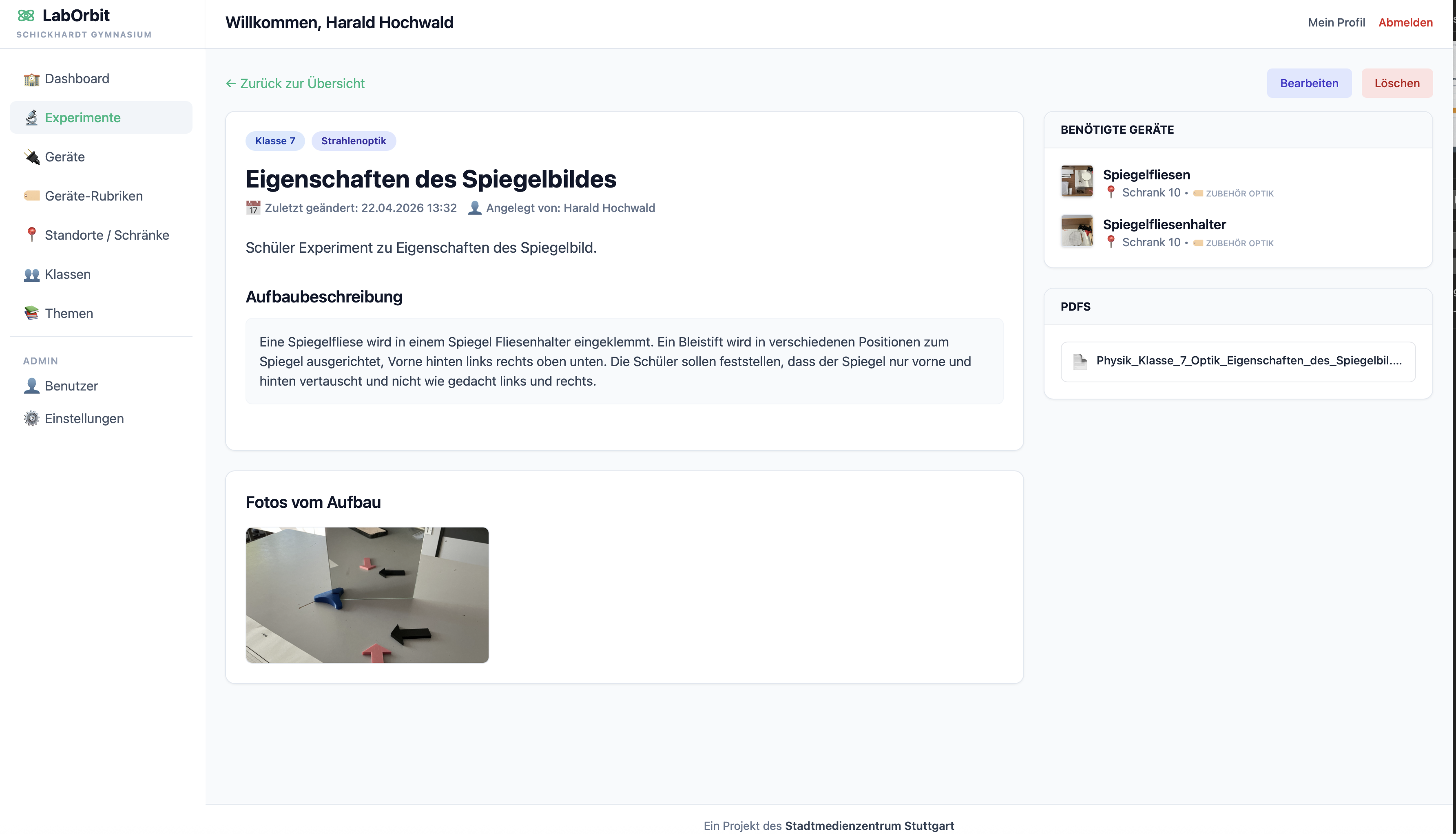 LabOrbit Ansicht 2